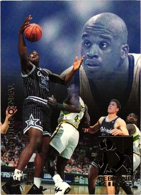1993-94 Fleer Ultra Rebound Kings Inserto #9 Shaquille O'Neal Shaq Foto 1 de 2