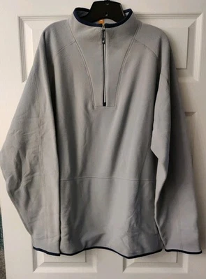 Nuevo con etiquetas 2xlarge Pullover Peter Millar Gale Térmico Micro-Vellón Media Cremallera Precio de venta sugerido por el fabricante 175 USD Foto 1 de 4