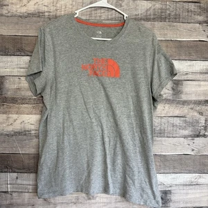 The North Face Damen T-Shirt XL grau Spell Out Logo Basic Tee - Bild 1 von 6