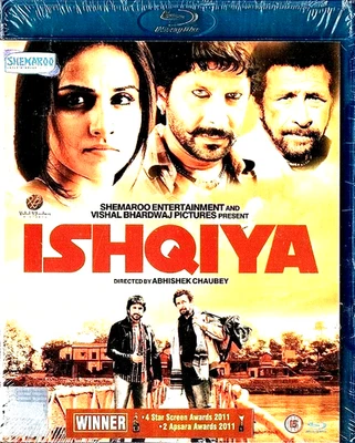 ISHQIYA - BOLLYWOOD BLU-RAY - NASEERUDDIN SHAH , VIDYA BALAN , ARSHAD WARSI. - Image 1 of 2