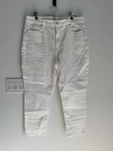 American Eagle Mom Jeans weiß Denim High Rise Gr. 32 NEU dehnbar - Bild 1 von 15