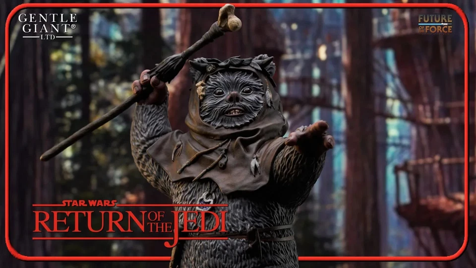 Star Wars ROTJ Gentle Giant Ewok Jefe Chirpa Hitos Exclusivo 1:6 Estatua #6 Foto 1 de 1