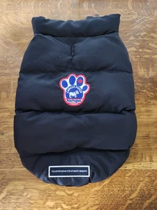 Canada Pooch LTD Black Puffer Dog Coat Jacket Polar Program Quilted Size 14+ - Picture 1 of 12