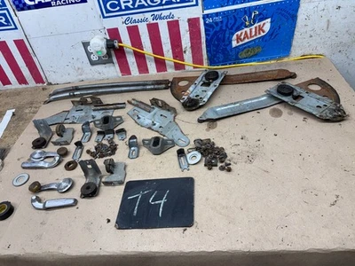 1968 1972 Cutlass Malibu 442 Chevelle puerta ventana vidrio rieles regulador lote pr Foto 1 de 4