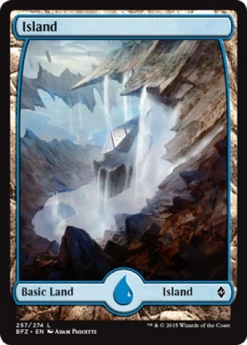 4 x Island (257/274) - Battle for Zendikar - Basic Land Full Art - Image 1 of 1