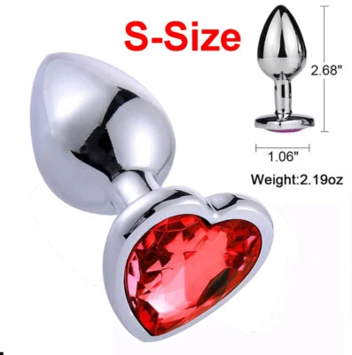 Juguetes Sexuales Para Mujeres Hombres Tapón Anal Metal Masajeador De Próstata - Image 1 of 4