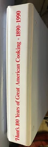 Vtg Hunt's 100 Years of Great American Cooking 1890-1990 Ring Binder Cookbook - Bild 1 von 3