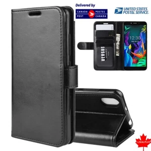 Funda blanda/cubierta/soporte para tarjetas con soporte para LG K20 2019 ranuras abatibles - Imagen 1 de 29