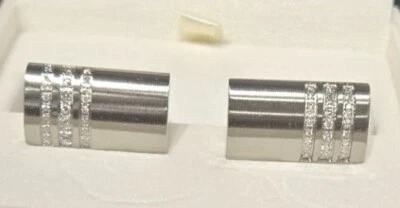 Новый в коробке Montblanc три кольца .46 карат бриллиант запонки 102693 розничной $2490 - Изображение 1 из 2