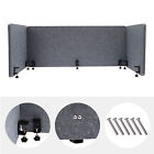 Clamp-On Acoustic Desk Divider Privacy Panel Reduce Noise and Visual Distraction