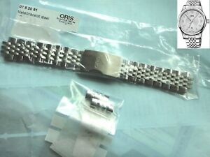 ORIS 20mm St Steel Band Bracelet strap 8 20 61 Big Crown Pointer Date case# 7543