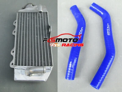 Radiador de aluminio + manguera azul para Yamaha YZ85 YZ 85 2002-2021 11 10 09 07 08 06 05 Foto 1 de 4