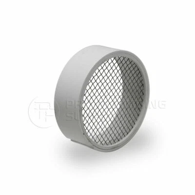 RAVEN PVC Stainless Screen Termination Vent w/ Condensation Slot - 4"