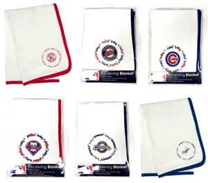 Team Licensed Baby Receiving Blanket - Choose Your Team - New Sealed - Picture 1 of 8