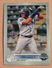 Jasson Dominguez 2022 Topps Pro Debut Chrome Prospect Card #PDC-59