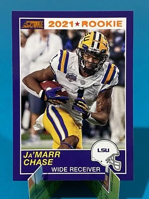 Ja'marr Chase ORANGE Score Rookie Card RC 2021 Chronicles Draft Picks 62 Bengals - Image 1 of 2