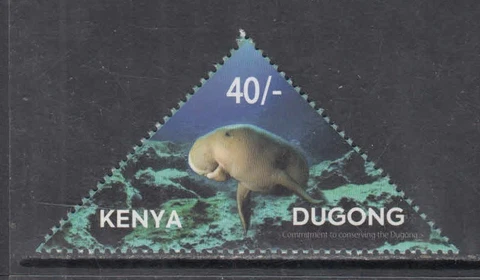 2023 Kenya Dugong marine mammel set of 1 MNH Cover