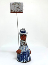 Marie Whitby Seven Springs Studio Pottery Votes for Women Suffragette Figurine