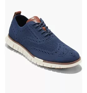 Zapatos para hombre Cole Haan ZEROGRAND remasterizados Stitchlite punta de ala Oxford talla 14 M - Imagen 1 de 14