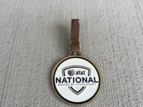 AT&T National  Hosted By Tiger Woods Metal Golf Club Bag Tag Cover