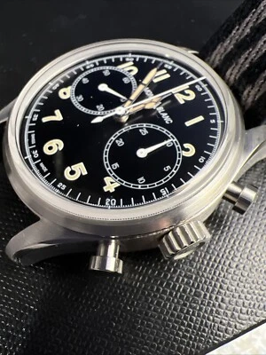 $4600 MSRP - MONTBLANC 1858 AUTOMATIC CHRONOGRAPH MB117835 WATCH 117835 - SALE - Image 1 of 4