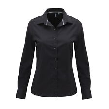 Premier Womens/Ladies Long Sleeve Fitted Friday Shirt (RW5525)