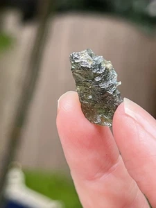 Moldavite Czech Vrábce Genuine Specimen Tektite 11 Carat 2.35g 229 - Picture 1 of 10