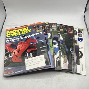 Motor Cyclist Magazine 1998 Lot 12 Issues Motorcycle Harley Ninja Yamaha Suzuki - Picture 1 of 14