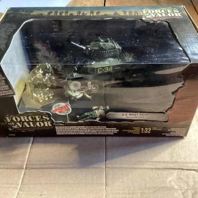 FORCES OF VALOR U.S. M5A1 STUART (NORMANDY 1944) 1:32 NEW - Image 1 of 4