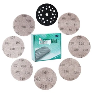 Mesh 5 inch 6 inch Sanding Discs 35PCS Hook and Loop Sanding Discs, Dust-Free... - Picture 1 of 7