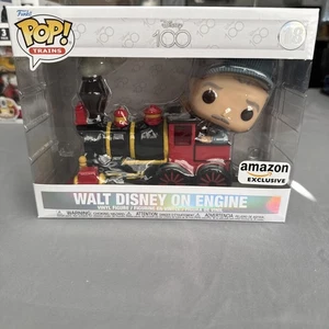 Funko POP! Treni Disney 100 Walt Disney su Motore #18 Esclusiva Amazon - Foto 1 di 6