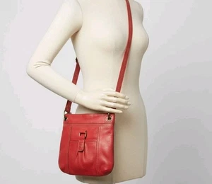 Bolso Bandolera de Cuero The Sak Kendra Correa Ajustable de Cayena - Imagen 1 de 21
