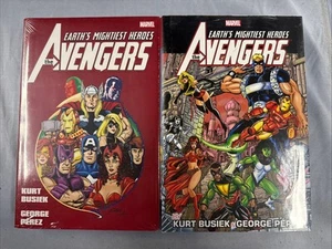 Marvel Comics AVENGERS PEREZ & BUSIEK OMNIBUS #1 & 2 DM HC weltweiter Versand 250 $ - Bild 1 von 5