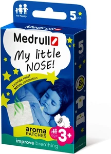 Medrull Aroma Cerotto Balsamo Cerotto Nasale Migliorata Respirazione Bambini/Adulti - Foto 1 di 14