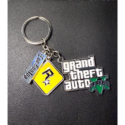 Llavero Grand Theft Auto GTA V Rockstar Los Santos Los Angeles Key Tag GTA V Foto 1 de 3
