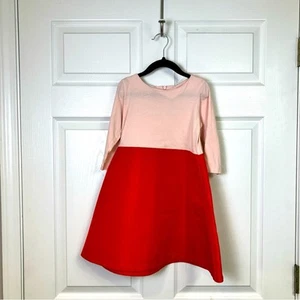COS Kids Little Girls Color-block A-Line Flare Dress Size 4-6Y - Picture 1 of 12