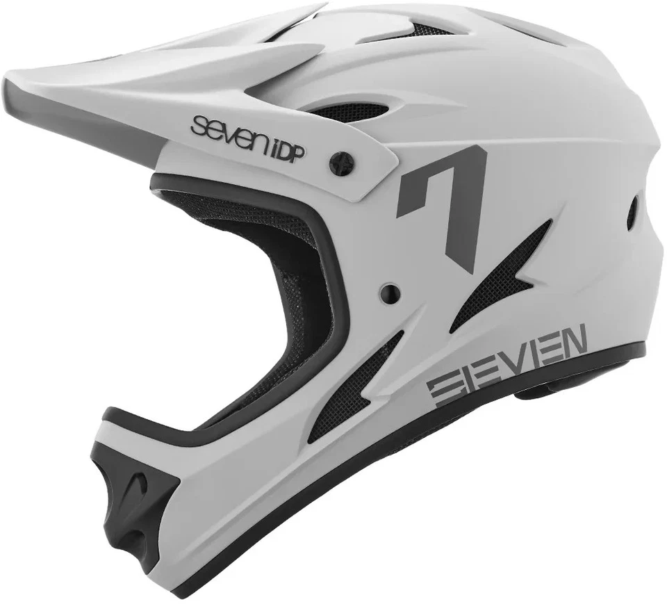 Casco de ciclismo de cara completa 7iDP M1 gris protección para paseos en bicicleta ciclismo ligero Foto 1 de 1
