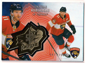 2021-22 Upper Deck Extended Series GOLD SPX FINITE Jonathan Huberdeau  047/799