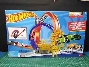 Hot Wheels Action Energy Track Set Power Loops w/ 1 Car - Picture 1 of 4