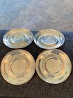 Sterling Silver Set Of Four 3.5”  W Plates With Monogram 71.9 Grams