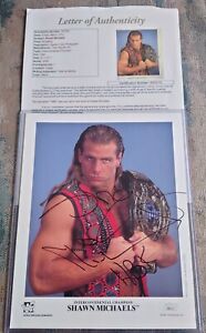 WWF/WWE Original signed promo Shawn Michaels P-302