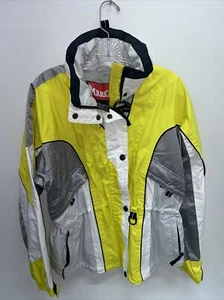 Marker Nylon Ski Snowboard Shell Jacket Women's Size 6 Attached Stowable Hood - Picture 1 of 3