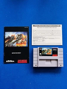 Alien Vs Predator Super Nintendo SNES CART SPIEL + Anleitung + Reg Card - Bild 1 von 11