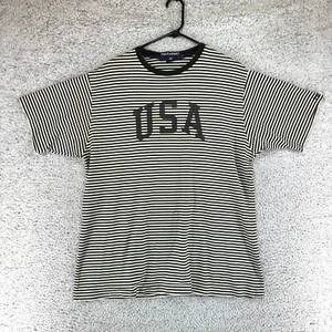 Vintage 90s Polo Sport Ralph Lauren USA Spellout Single Stitch T-Shirt Herren Gr. L - Bild 1 von 7