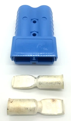 Authentic Anderson SB350 Connector Kit Blue 4/0 AWG 6321G2 1) Housing 2) Contact - Image 1 of 4