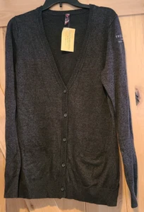 Testarossa Damen Gr. L Weingut Los Gatos California Pullover schwarz Knopf Cardigan - Bild 1 von 12