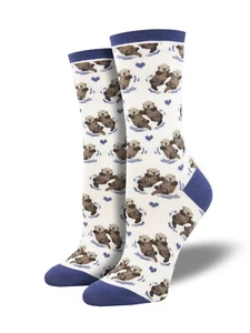 Calcetines para mujer Socksmith novedad corte redondo calcetines "otter" / ¡Elige tu color!! - Imagen 1 de 8