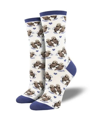 Calcetines para mujer Socksmith novedad corte redondo calcetines "otter" / ¡Elige tu color!! Foto 1 de 4