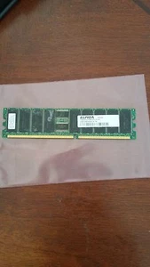 EBD10RD4ADFA-7B 1GB DDR PC2100R DDR-266 128X4 18CHIPS ECC REGISTERED - Picture 1 of 1