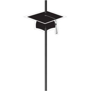 Grad Black Straws w/ Cap Attachment 6CT - Picture 1 of 1